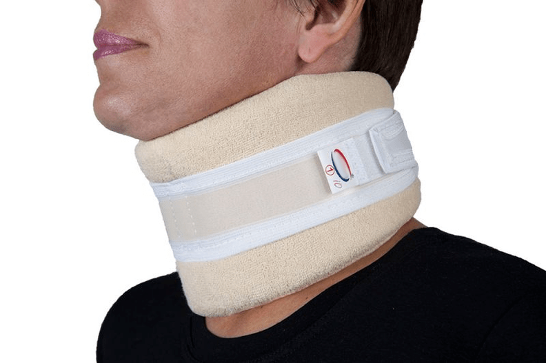 Trench collar for cervical osteochondrosis of the spine spin