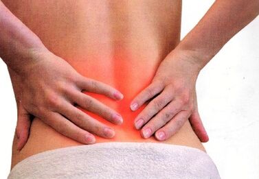 Lows pain in a woman