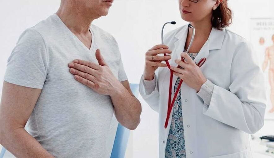 Painful sensations in the heart with thoracic osteochondrosis