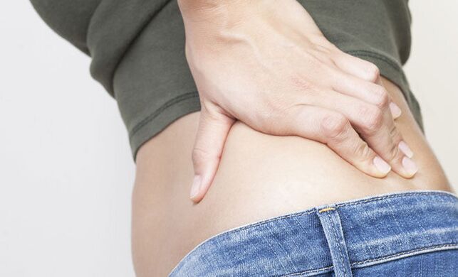 After normal hypothermia, acute pain in the lower back may occur